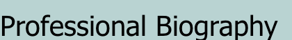 Professional Biography